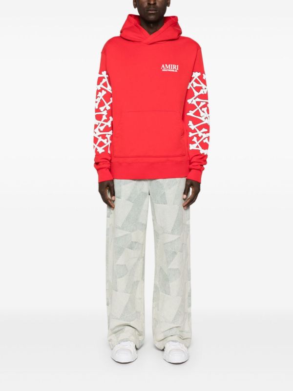 Browns AMIRI Red Bones Hoodie | Browns Hoodies