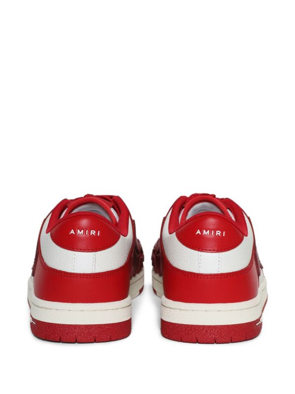 Browns AMIRI Red Skel Sneakers | Browns Low-Tops