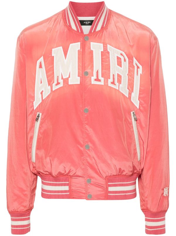 browns AMIRI Sun Faded bomber jacket