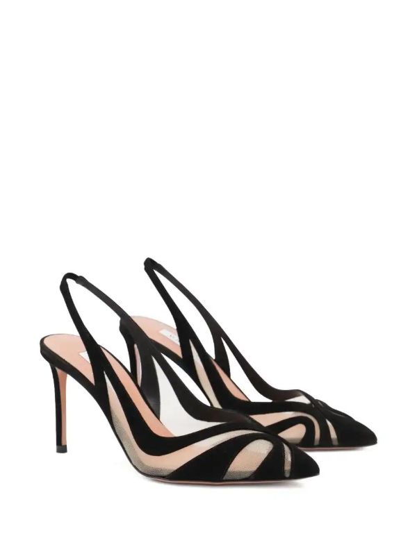 Browns Aquazzura 85mm Lune Pumps | Browns Pumps