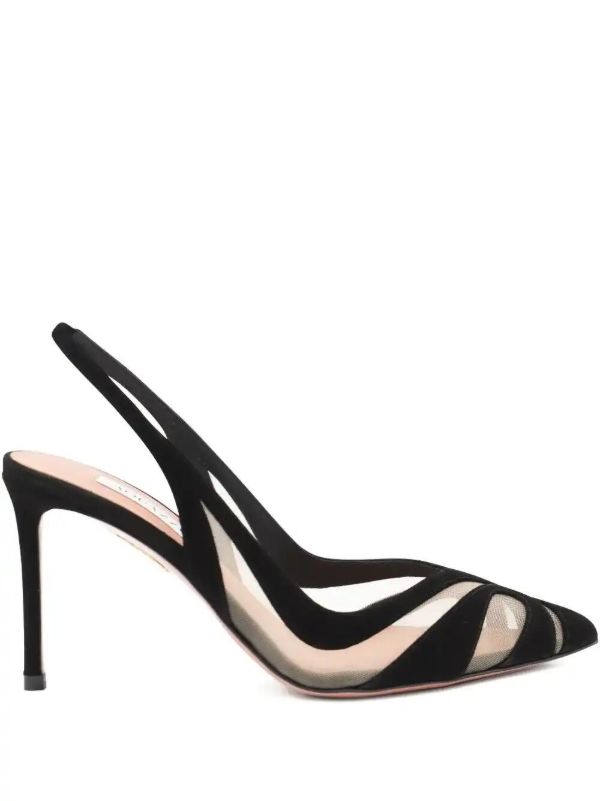 browns Aquazzura 85mm Lune pumps | Browns Pumps