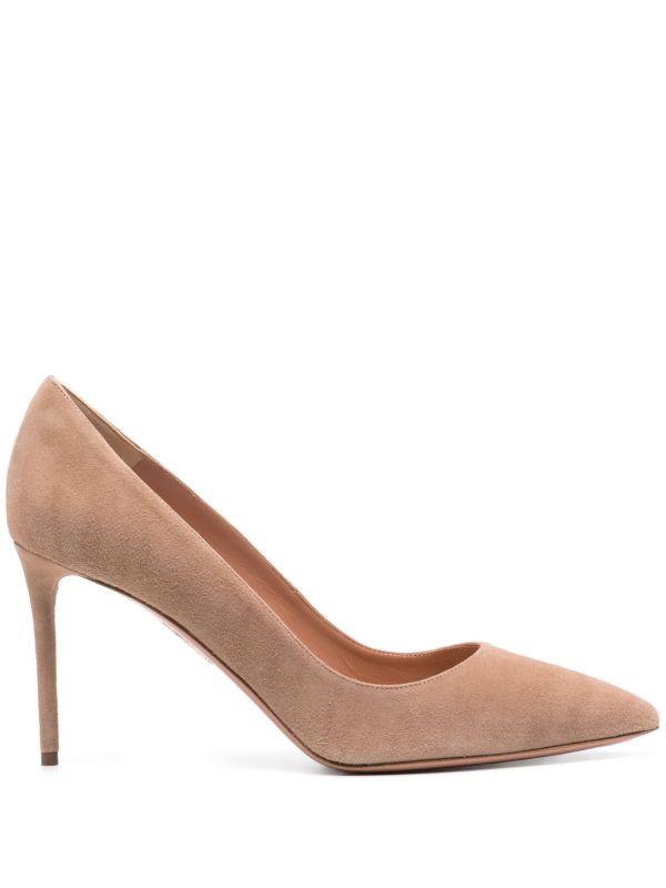 browns Aquazzura Neutral Purist Pumps | Browns Pumps
