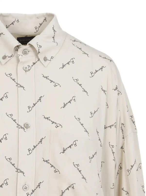 Browns Balenciaga Printed Shirt | Browns Shirts