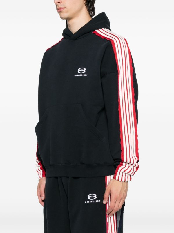 Browns Balenciaga Striped Hoodie | Browns Hoodies