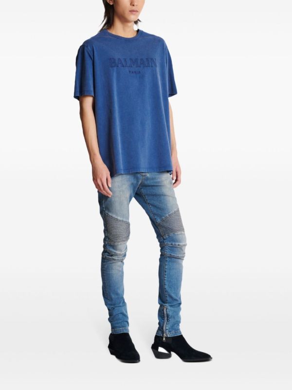 Browns Balmain Logo-print T-shirt | Browns T-Shirts