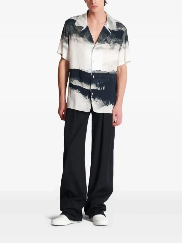 Browns Balmain Moon-print Shirt | Browns Shirts