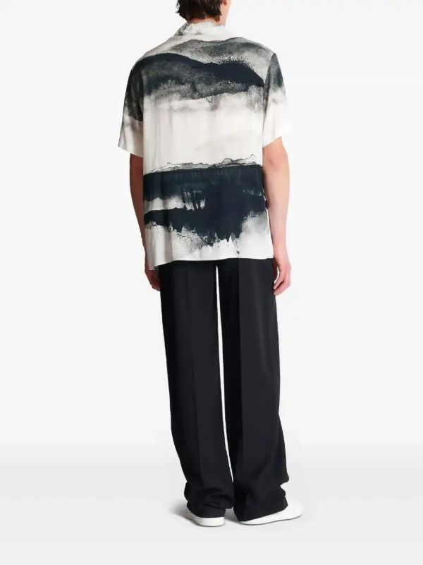 Browns Balmain Moon-print Shirt | Browns Shirts