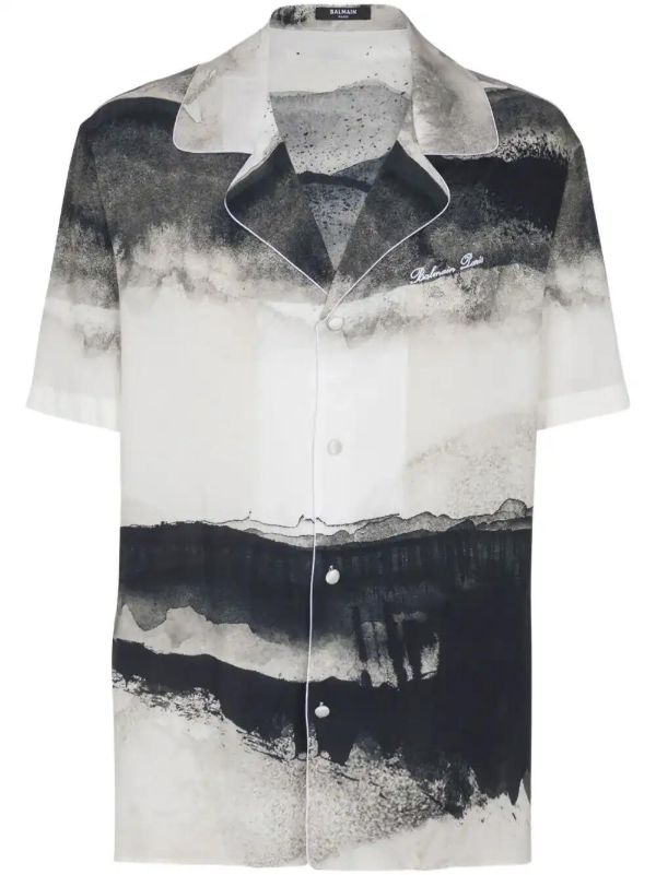 browns Balmain Moon-print shirt | Browns Shirts
