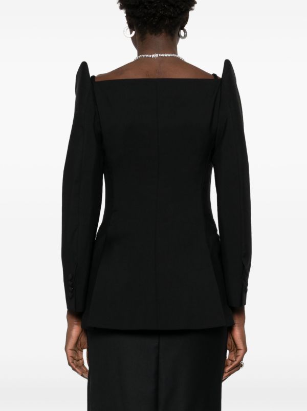 Browns BETTTER Black Farrow Blazer | Browns Blazers