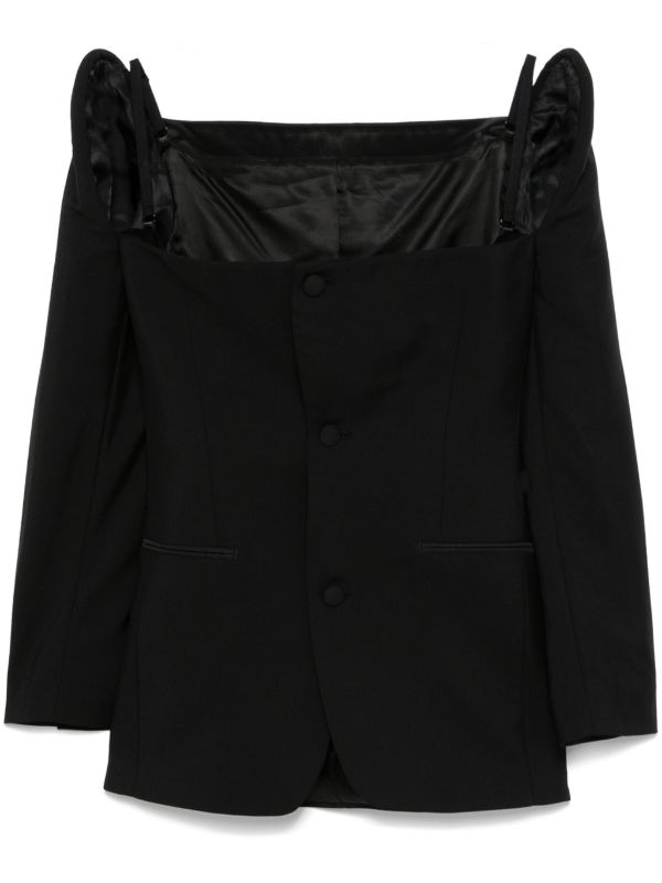 browns BETTTER Black Farrow Blazer | Browns Blazers