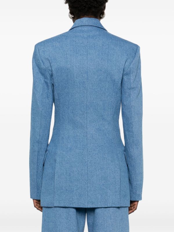 Browns BETTTER Blue Cotton Blazer | Browns Blazers