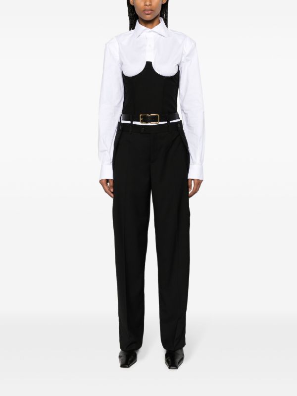 Browns BETTTER White Cotton Bodysuit | Browns Shirts