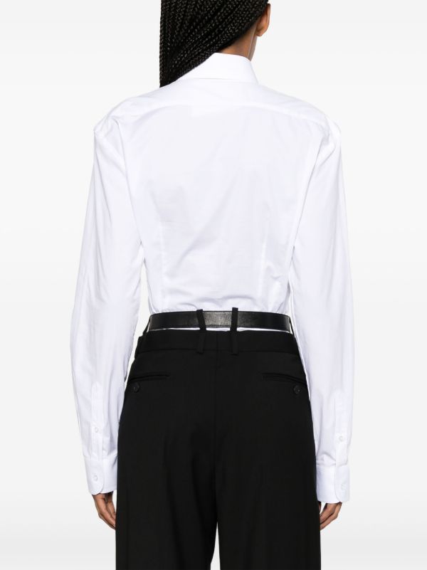 Browns BETTTER White Cotton Bodysuit | Browns Shirts