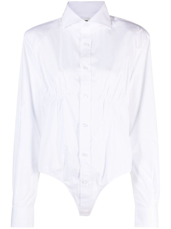 browns BETTTER white cotton bodysuit | Browns Shirts