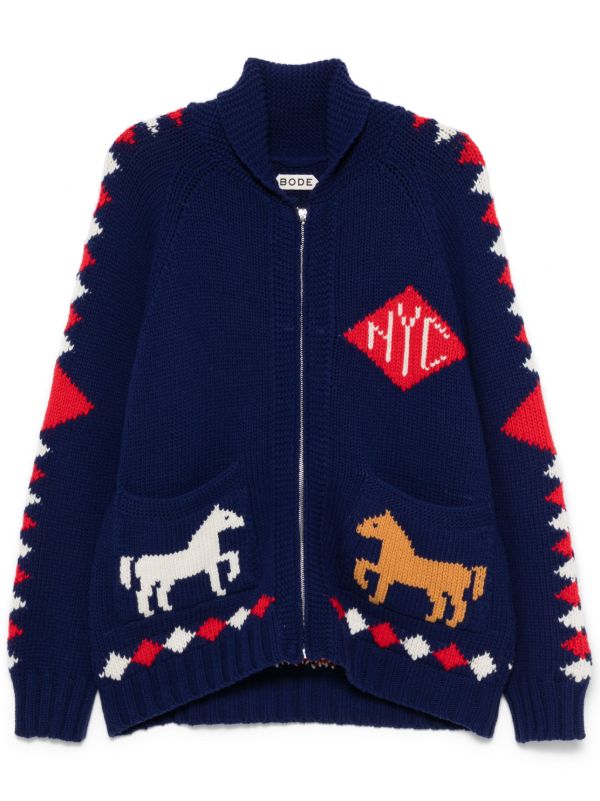 browns BODE Blue Corral Cardigan | Browns Cardigans