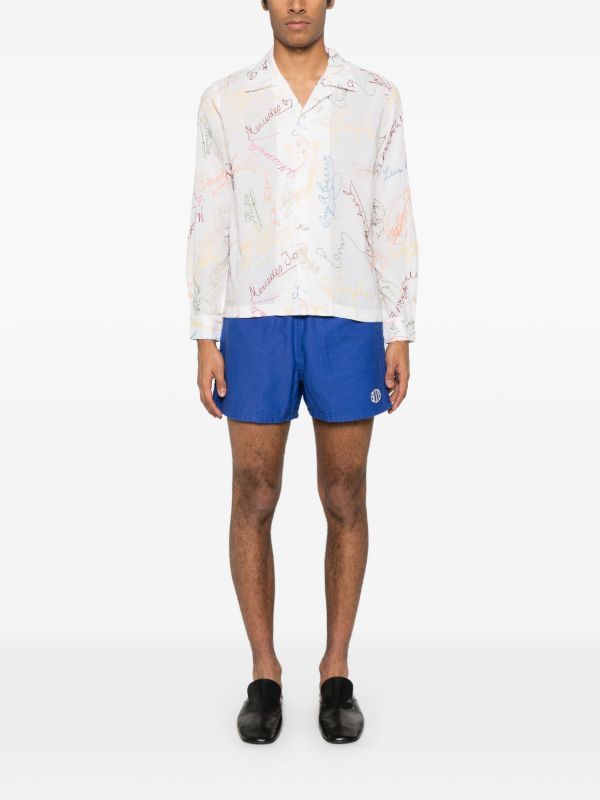 Browns BODE Blue Field Shorts | Browns Deck Shorts