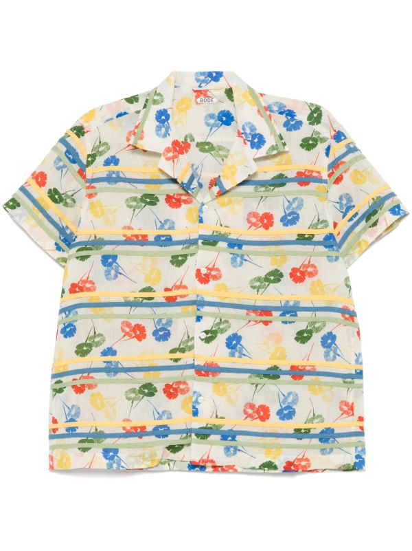 browns BODE Flower Stamp shirt | Browns Shirts