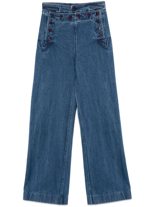 browns BODE Sailor jeans | Browns Straight-Leg Jeans