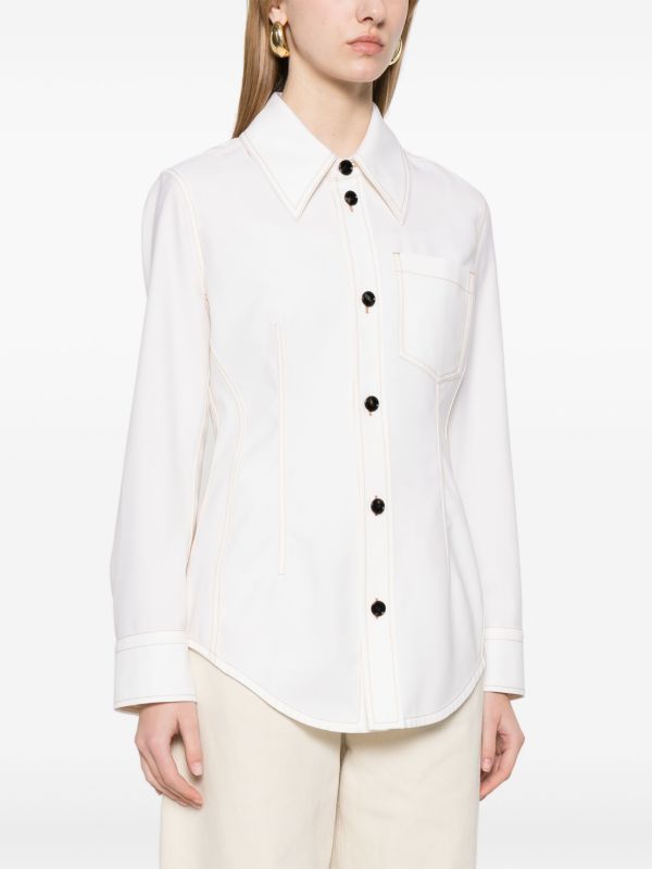 Browns Bottega Veneta Wool Shirt | Browns Shirts
