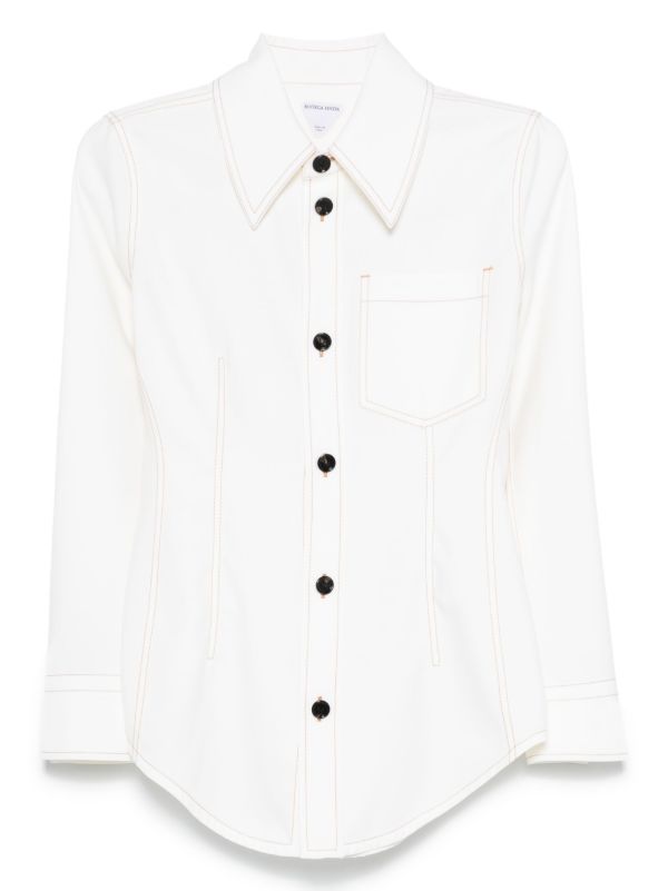 browns Bottega Veneta wool shirt | Browns Shirts