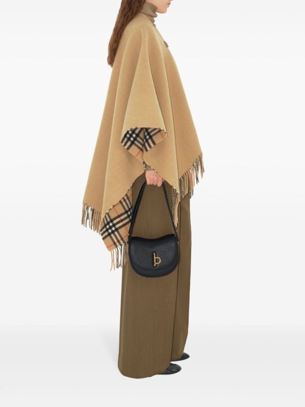 Browns Burberry Check Wool Cape | Browns Capes