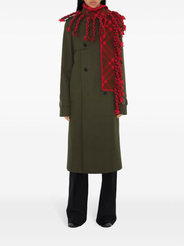 Browns Burberry Check Wool Scarf | Browns Scarves