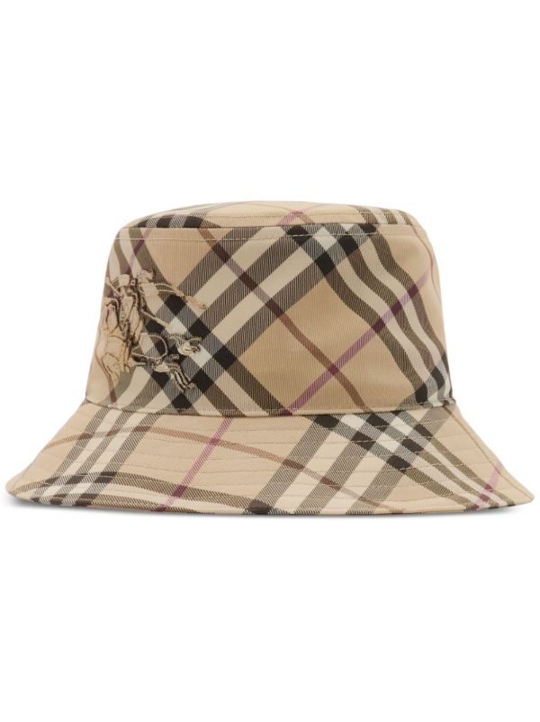 browns Burberry Checked Bucket Hat | Browns Hats