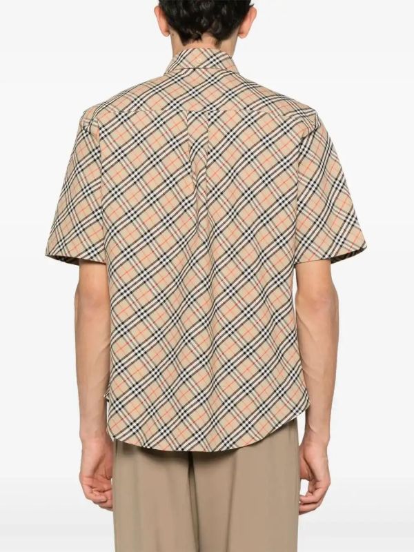Browns Burberry Checked Cotton Shirt | Browns Shirts