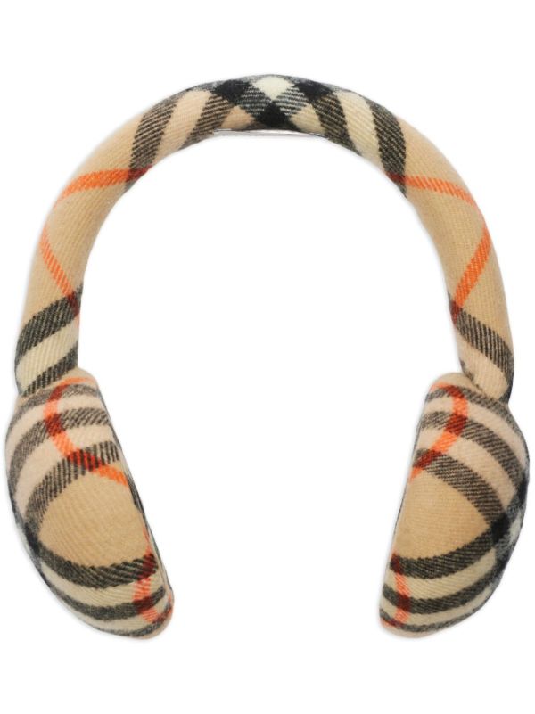 browns Burberry Checked Ear Muffs | Browns Hats