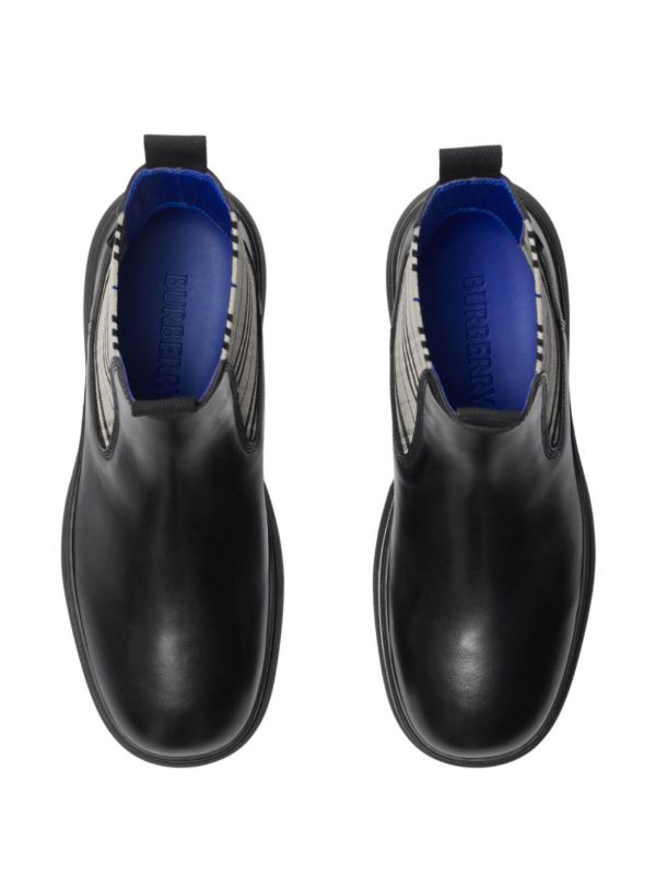 Browns Burberry Leather Chelsea Boots | Browns Boots