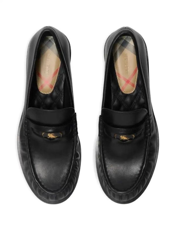 Browns Burberry Leather Loafers | Browns Loafers