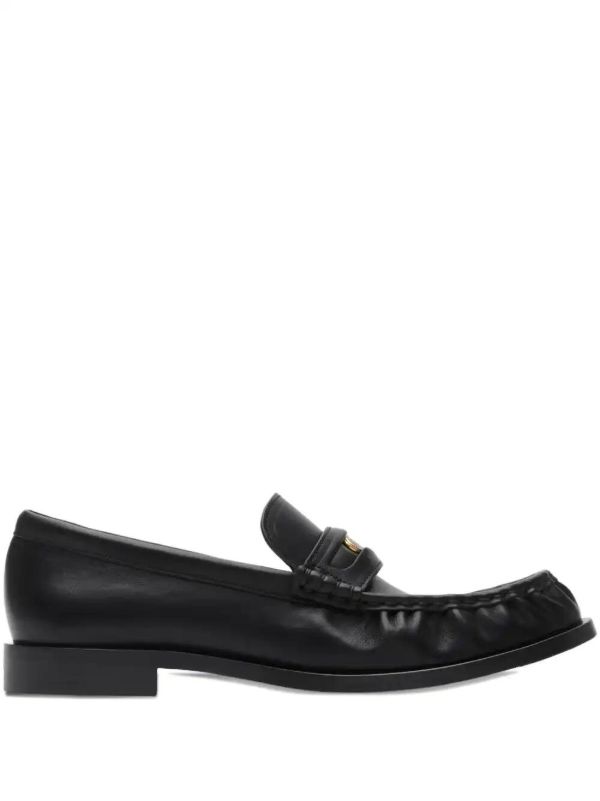 browns Burberry leather loafers | Browns Loafers