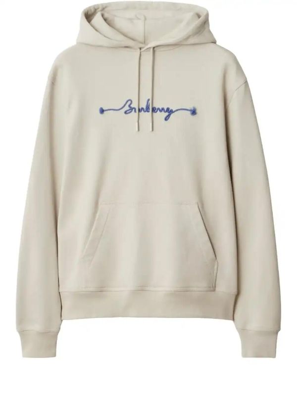 browns Burberry logo cotton hoodie | Browns Hoodies