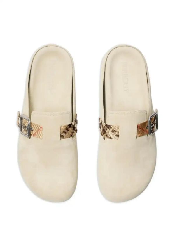 Browns Burberry Suede Urchin Mules | Browns Mules