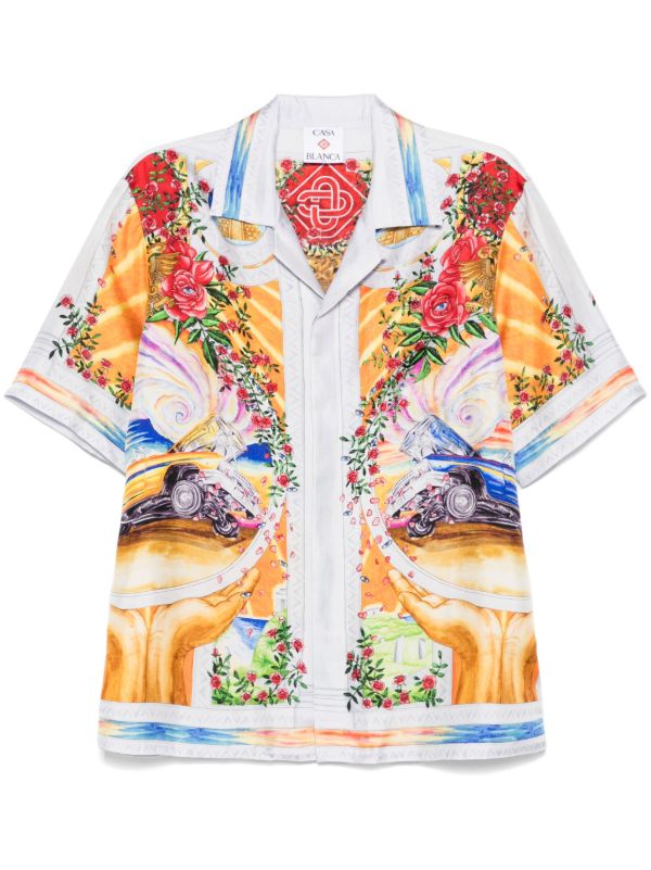 browns Casablanca Printed silk shirt | Browns Shirts
