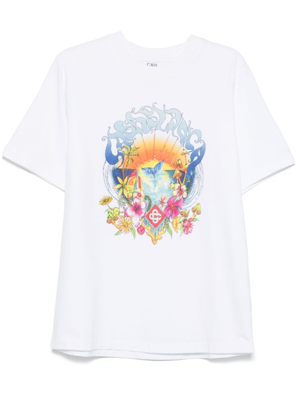 browns Casablanca Printed T-Shirt | Browns T-Shirts