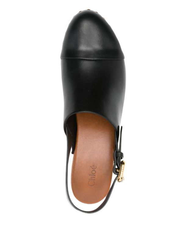 Browns Chloé 80mm Jeannette Clogs | Browns Pumps