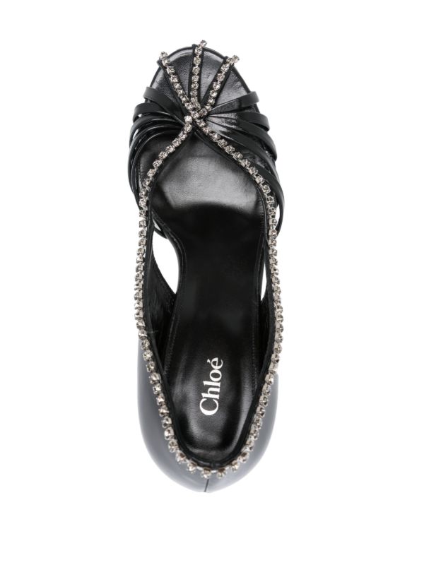 Browns Chloé 95mm Leonie Pumps | Browns Pumps