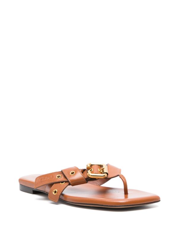 Browns Chloé Brown Mae Sandals | Browns Sandals