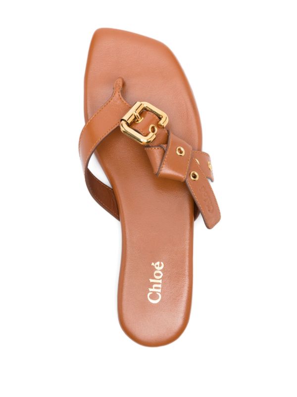 Browns Chloé Brown Mae Sandals | Browns Sandals