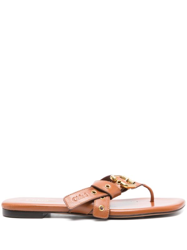 browns Chloé Brown Mae Sandals | Browns Sandals