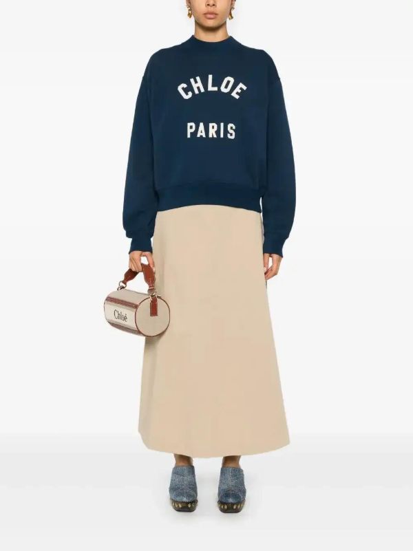 Browns Chloé Logo-patch Sweatshirt | Browns Sweaters