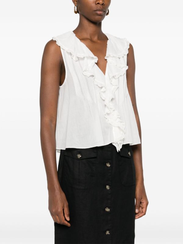 Browns DÔEN White Hilda Blouse | Browns Blouses