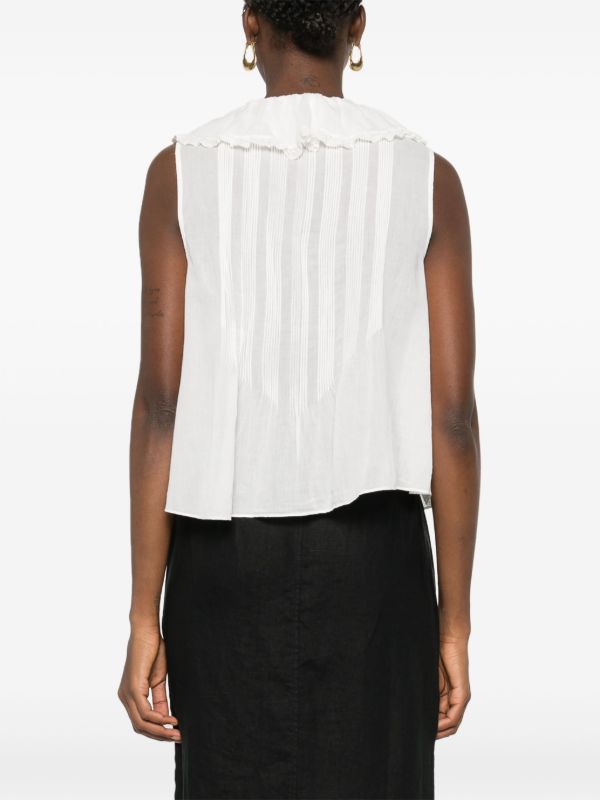 Browns DÔEN White Hilda Blouse | Browns Blouses