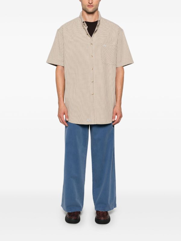 Browns ERL Plaid Cotton Shirt | Browns Shirts