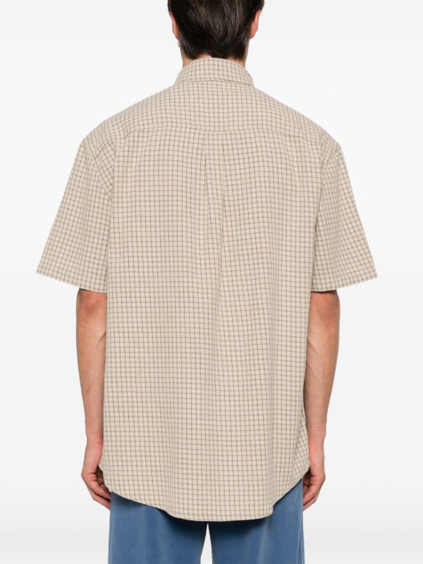 Browns ERL Plaid Cotton Shirt | Browns Shirts