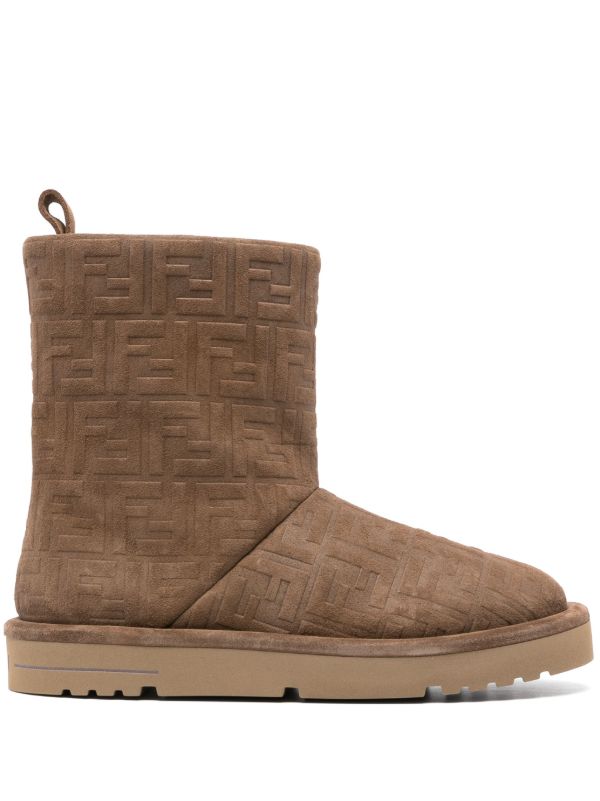 browns FENDI Brown Apres Chic Boots | Browns Boots