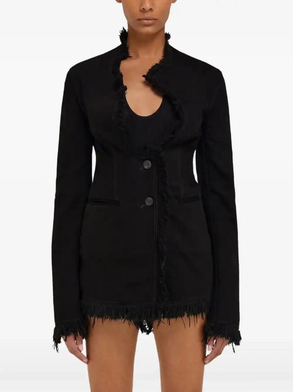 Browns Ferragamo Fringed Blazer | Browns Blazers