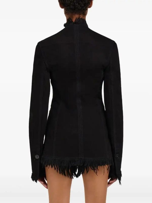 Browns Ferragamo Fringed Blazer | Browns Blazers