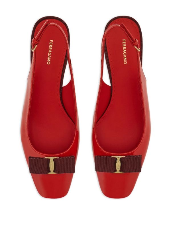 Browns Ferragamo Red Vara Bow Pumps | Browns Pumps